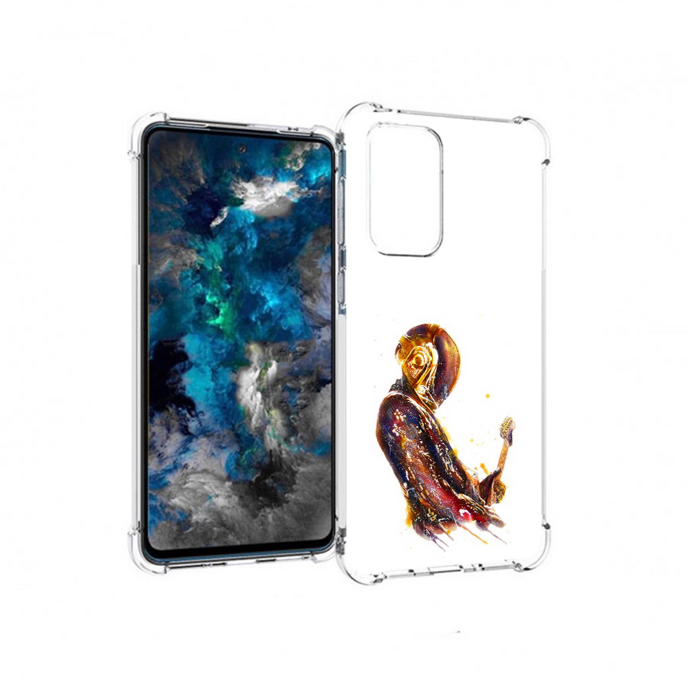 

Чехол MyPads Tocco для Samsung Galaxy A33 5G космо-музыкант, Прозрачный, Tocco