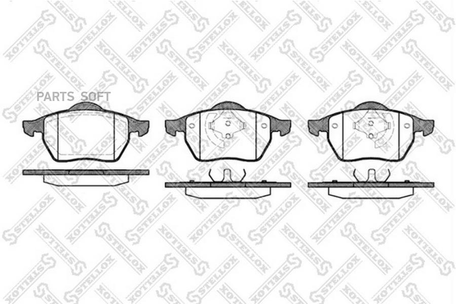 

Тормозные колодки Stellox 401001BSX