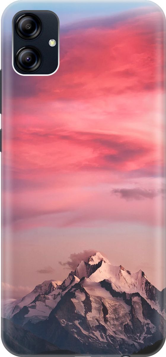 

Силиконовый чехол на Samsung Galaxy A04e "Горы и небо", Коричневый;розовый, 158464