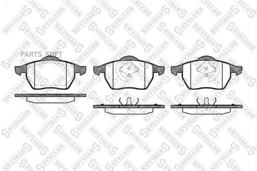 

Тормозные колодки Stellox 401020BSX