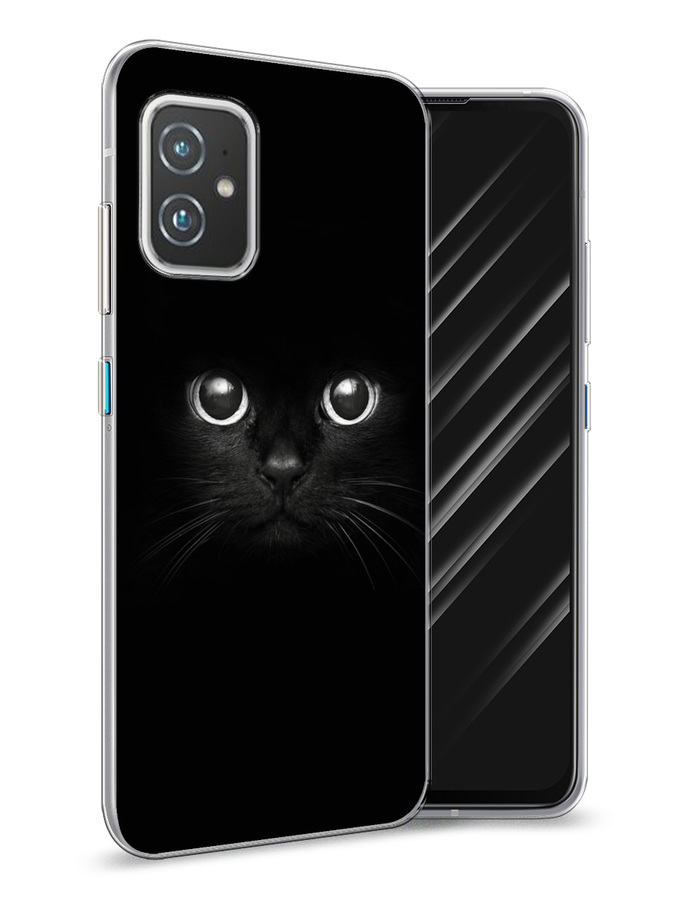 

Чехол Awog на Asus ZenFone 8 "Взгляд черной кошки", Черный, 44450-1