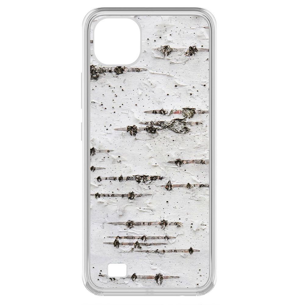 

Чехол-накладка Krutoff Clear Case Березка для Realme C11 (2021), Прозрачный