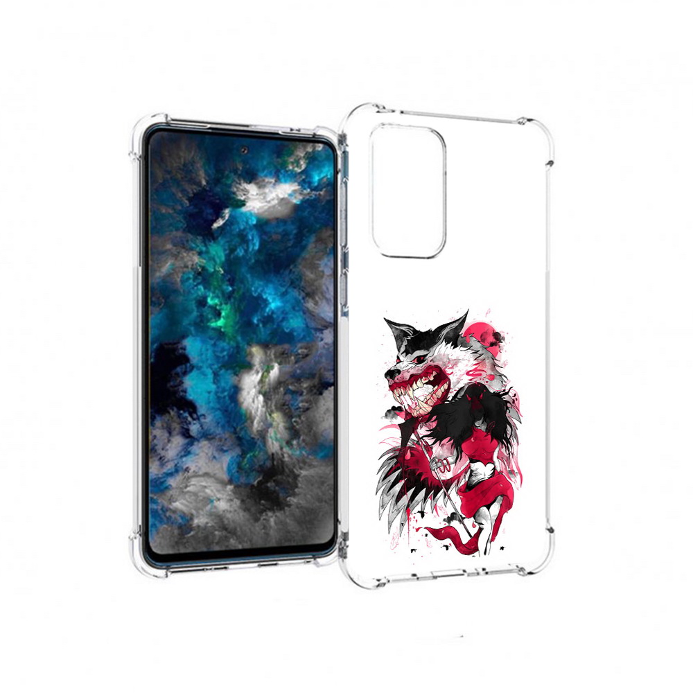 

Чехол MyPads Tocco для Samsung Galaxy A33 5G красная шапочка, Прозрачный, Tocco