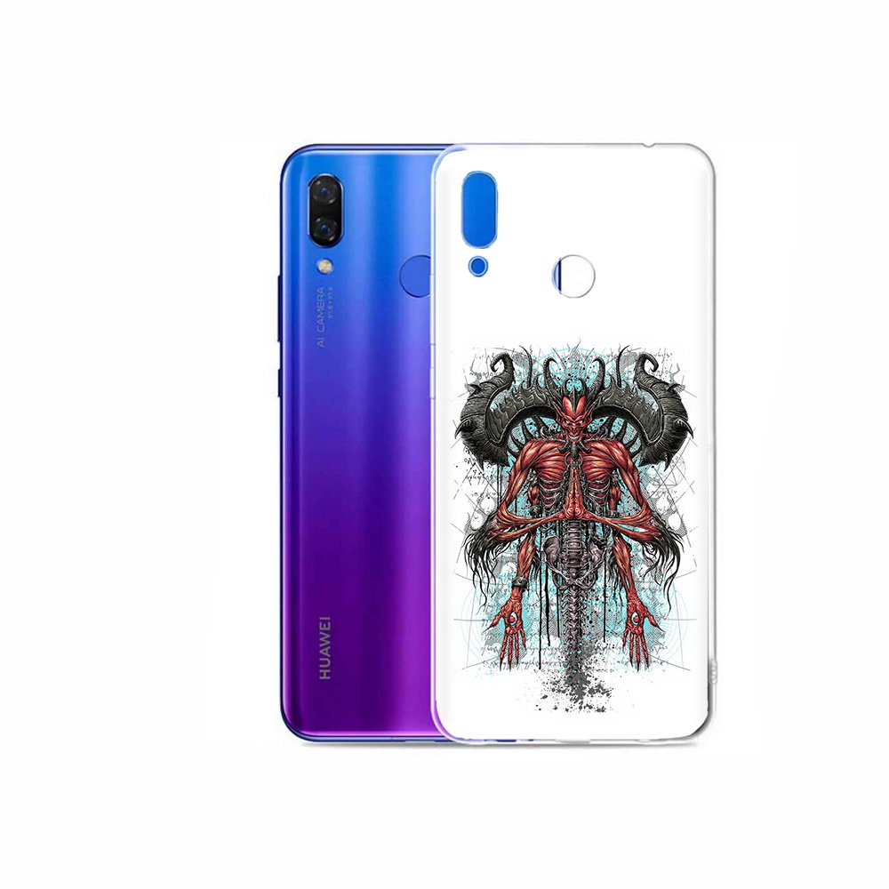

Чехол MyPads Tocco для Honor Play дьявол, Прозрачный, Tocco