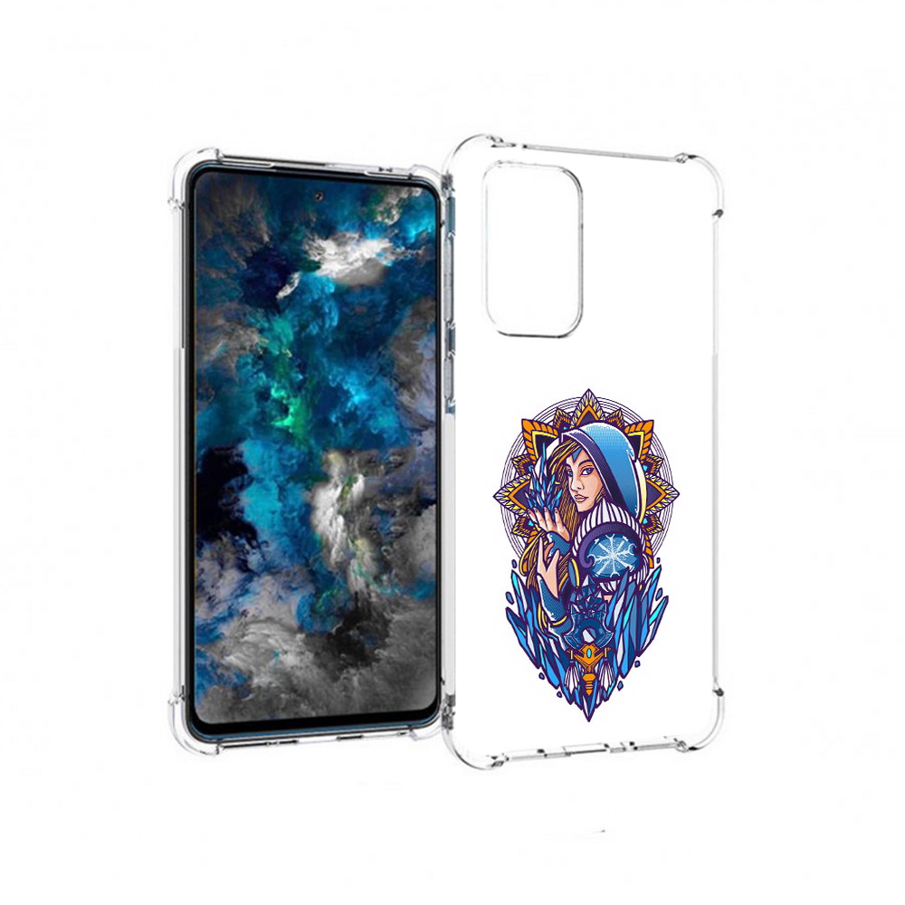 

Чехол MyPads Tocco для Samsung Galaxy A33 5G кристал мейден дота 2, Прозрачный, Tocco