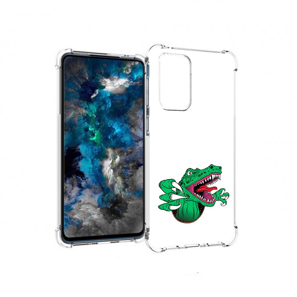 

Чехол MyPads Tocco для Samsung Galaxy A33 5G крокодил, Прозрачный, Tocco