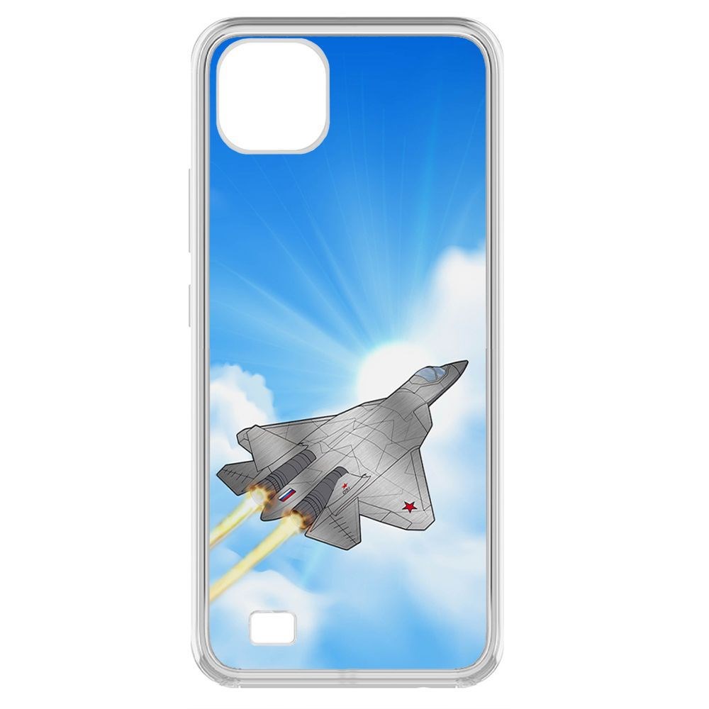 

Чехол-накладка Krutoff Clear Case СУ-57 для Realme C11 (2021), Прозрачный