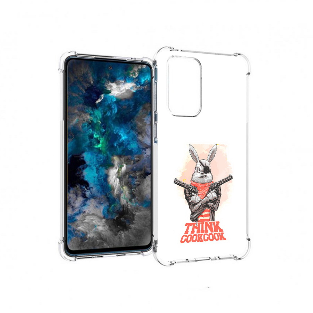 

Чехол MyPads Tocco для Samsung Galaxy A33 5G кролик пират, Прозрачный, Tocco