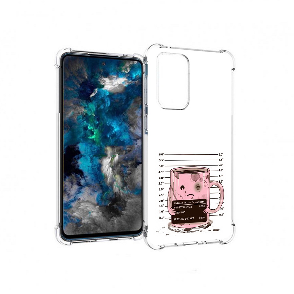 

Чехол MyPads Tocco для Samsung Galaxy A33 5G кружка, Прозрачный, Tocco