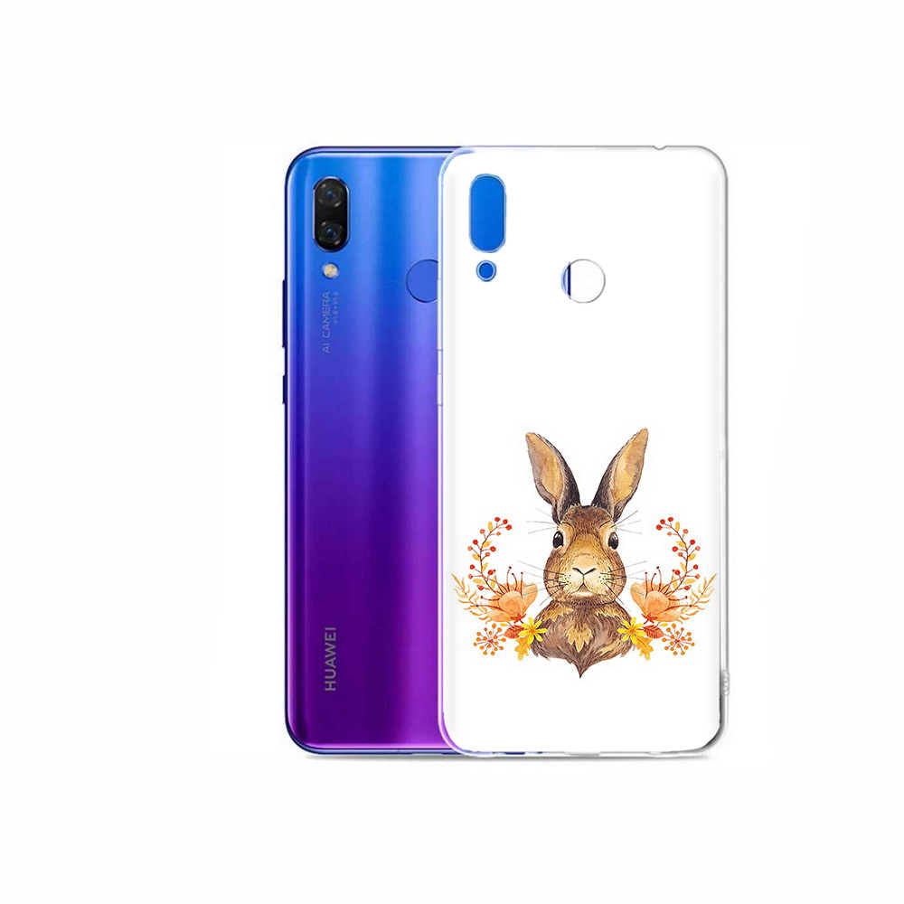 

Чехол MyPads Tocco для Honor Play зайка в цветах, Прозрачный, Tocco