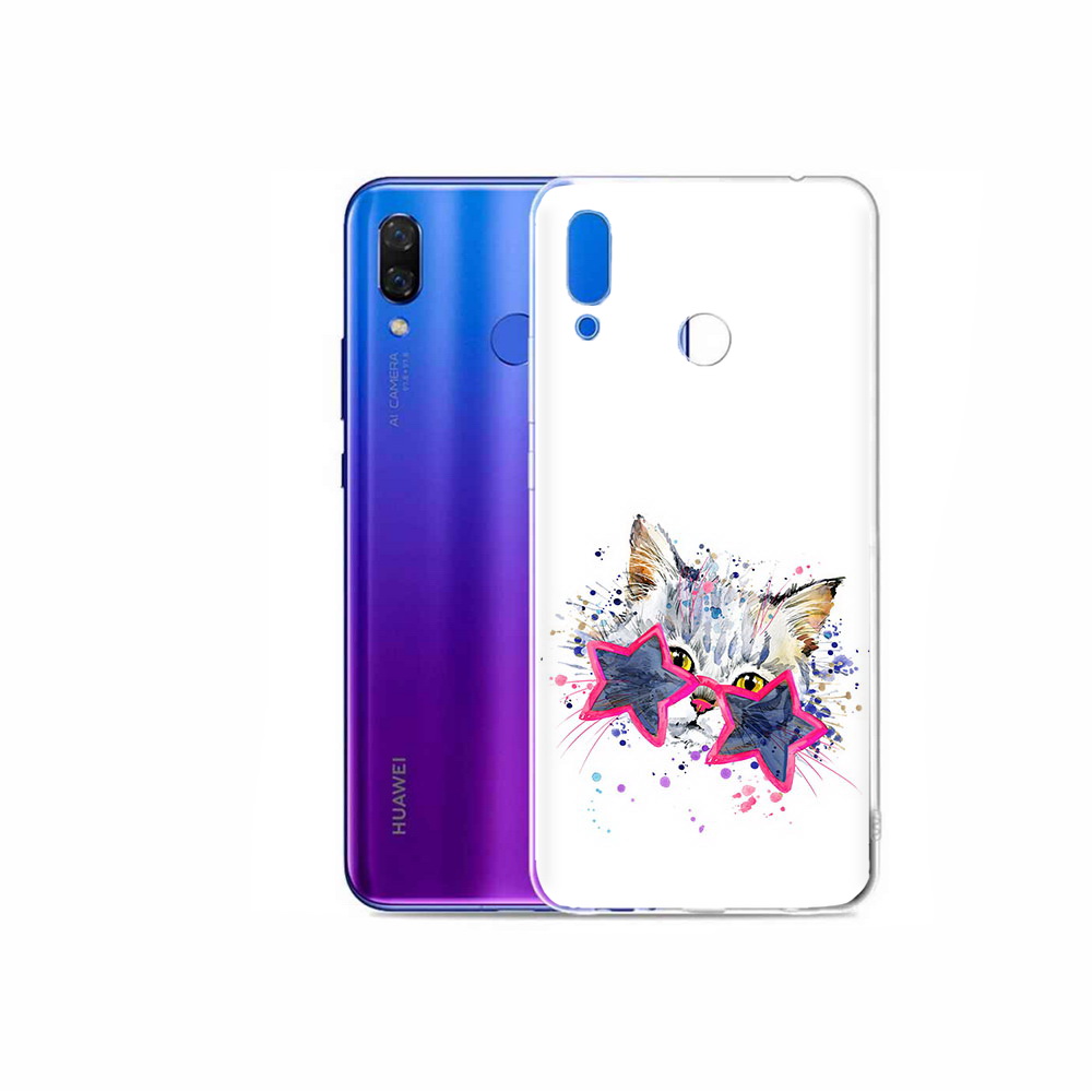 

Чехол MyPads Tocco для Honor Play звездные очки, Прозрачный, Tocco