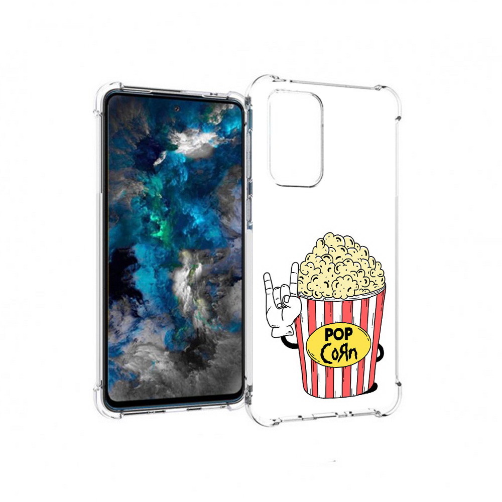 

Чехол MyPads Tocco для Samsung Galaxy A33 5G крутой попкорн, Прозрачный, Tocco