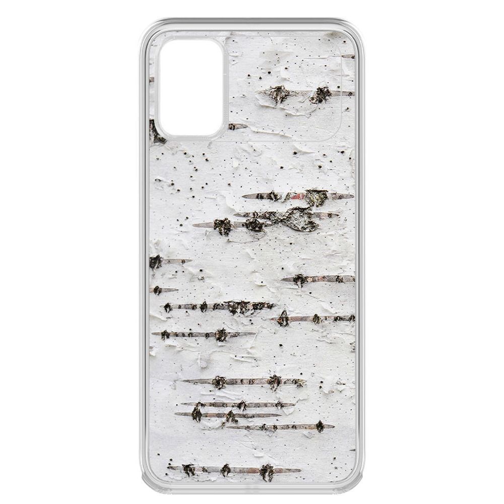 

Чехол-накладка Krutoff Clear Case Березка для Poco M3, Прозрачный