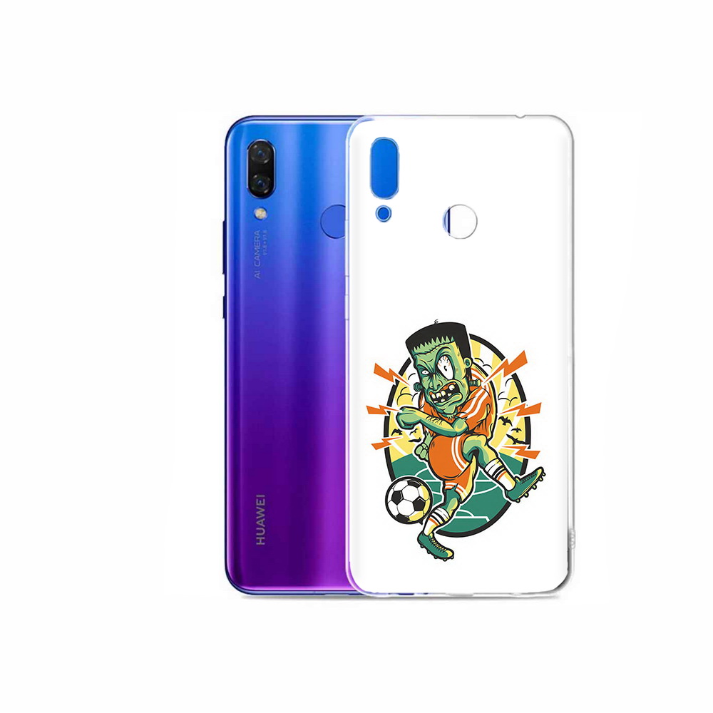 

Чехол MyPads Tocco для Honor Play зомби футболист, Прозрачный, Tocco