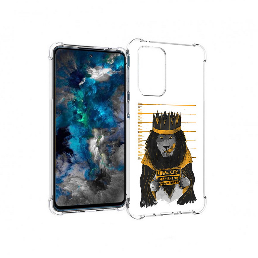 

Чехол MyPads Tocco для Samsung Galaxy A33 5G лев в законе, Прозрачный, Tocco