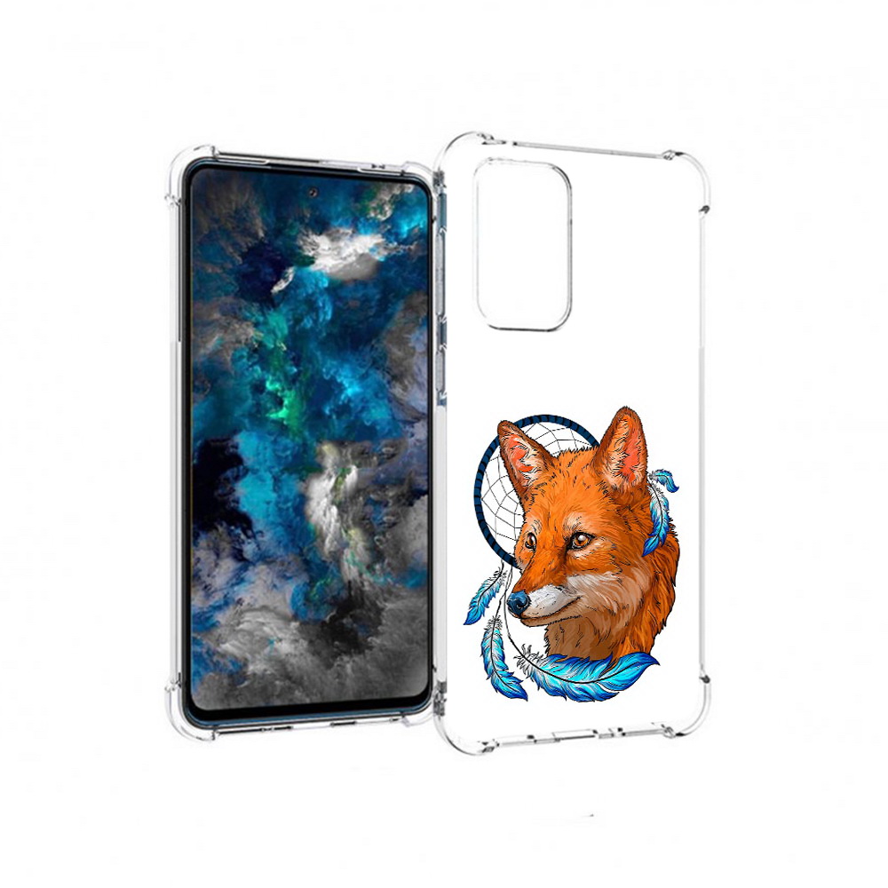 

Чехол MyPads Tocco для Samsung Galaxy A33 5G лиса и ловец снов, Прозрачный, Tocco