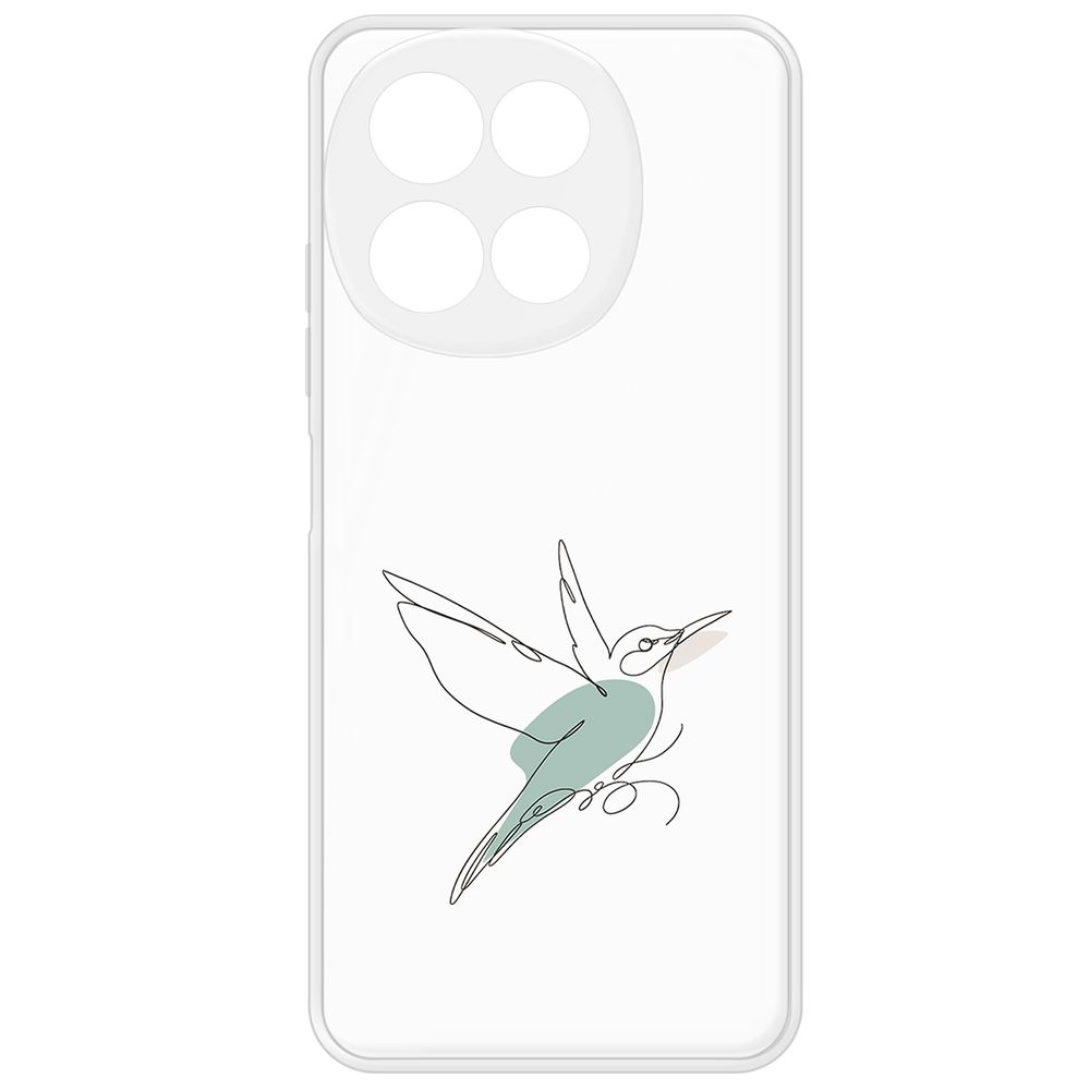 

Чехол-накладка Krutoff Clear Case Легкость для TECNO Spark 30 5G, Прозрачный