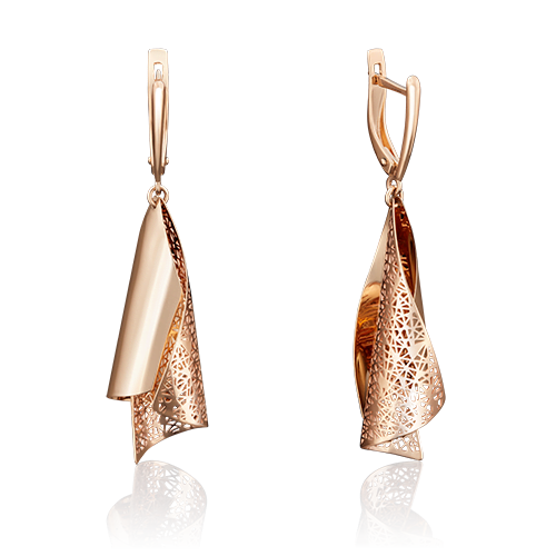 

Серьги из красного золота PLATINA jewelry 02-3833-00-000-1110-48, 02-3833-00-000-1110-48