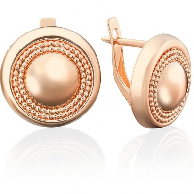 

Серьги из красного золота PLATINA jewelry 02-3919-00-000-1110-04, 02-3919-00-000-1110-04