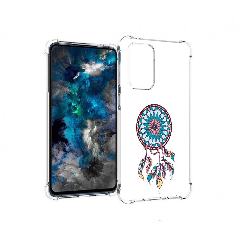 

Чехол MyPads Tocco для Samsung Galaxy A33 5G ловец снов синий, Прозрачный, Tocco