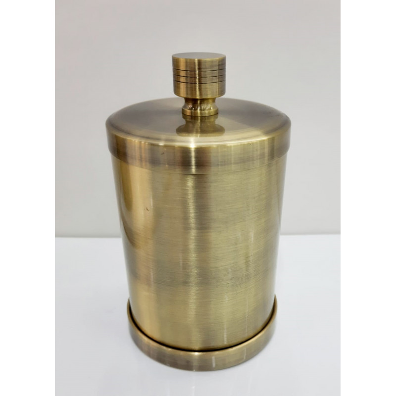 

Косметическая баночка настольная Classic Retro бронза R-093, Золотистый, R-093