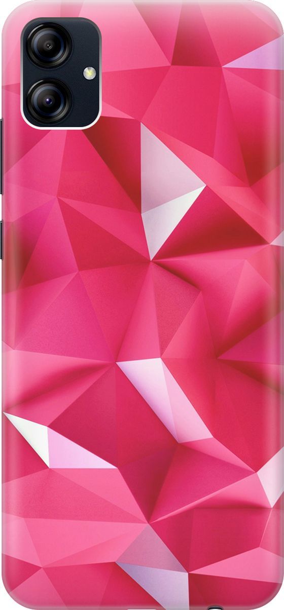 

Силиконовый чехол на Samsung Galaxy A04e "Малиновые ромбы", Красный;розовый, 158454