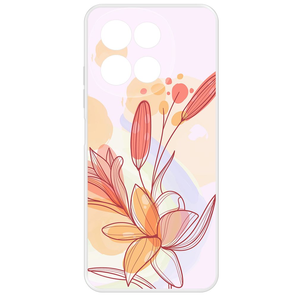 

Чехол-накладка Krutoff Clear Case Фантазия для TECNO Spark 30 5G, Прозрачный