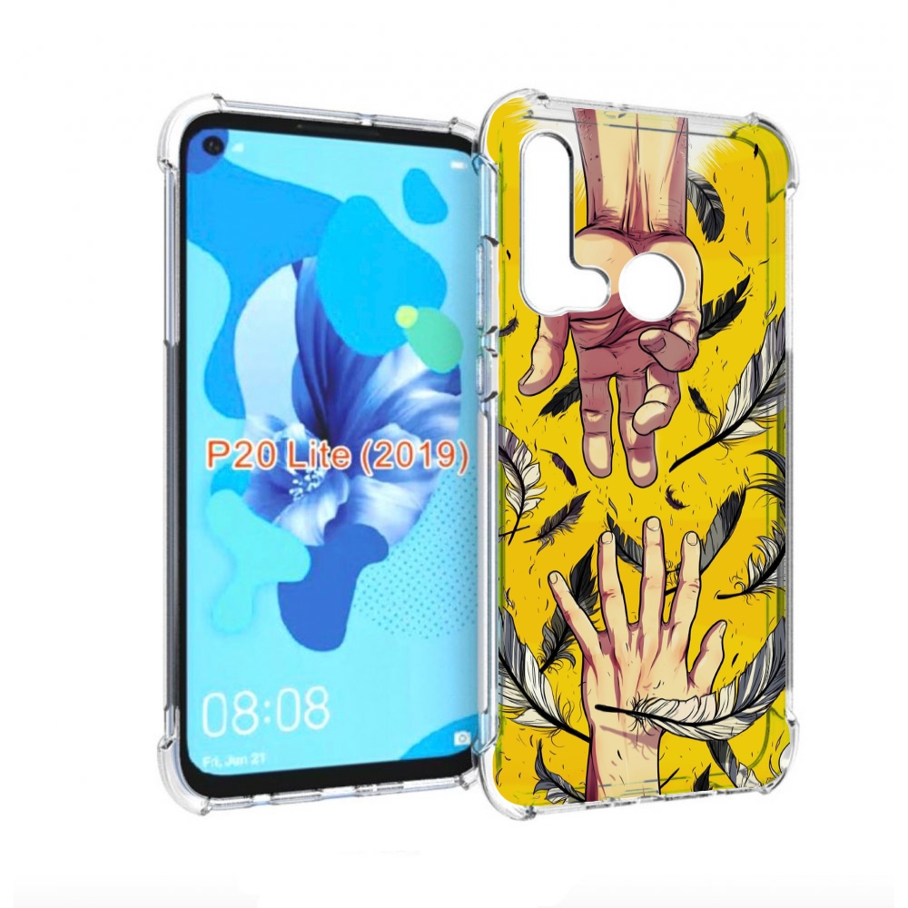 

Чехол бампер MyPads рука-в-руку для Huawei P20 Lite (2019), Прозрачный, Tocco