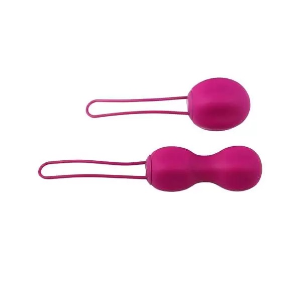 Набор вагинальных шариков Nomi Tang IntiMate Kegel Exerciser Balls, красно-фиолетовый