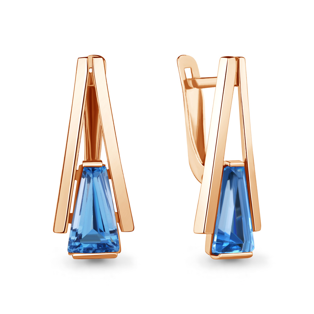 

Серьги из серебра с топазом Aquamarine 4739292_925_з, 4739292_925_з