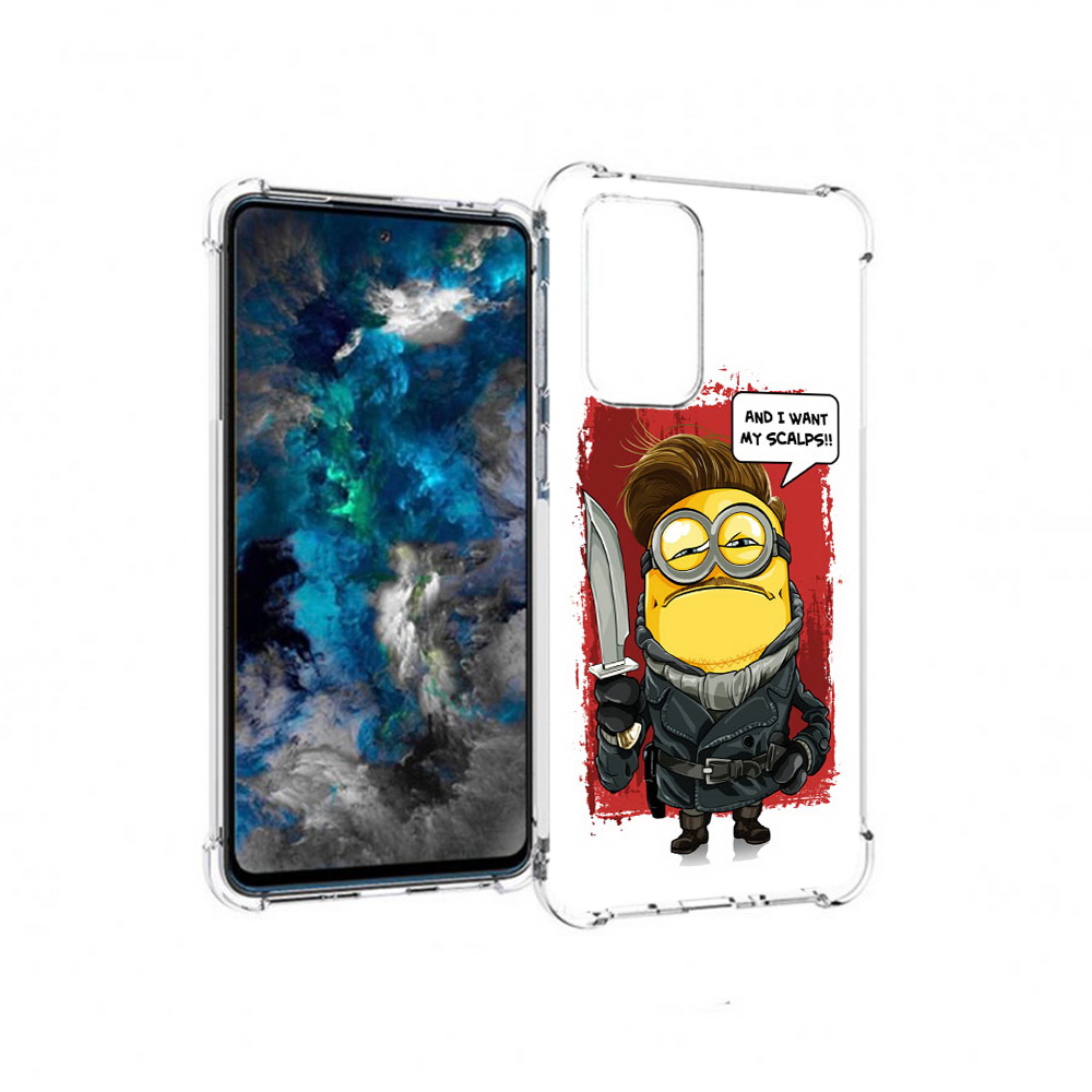

Чехол MyPads Tocco для Samsung Galaxy A33 5G миньон убийца, Прозрачный, Tocco