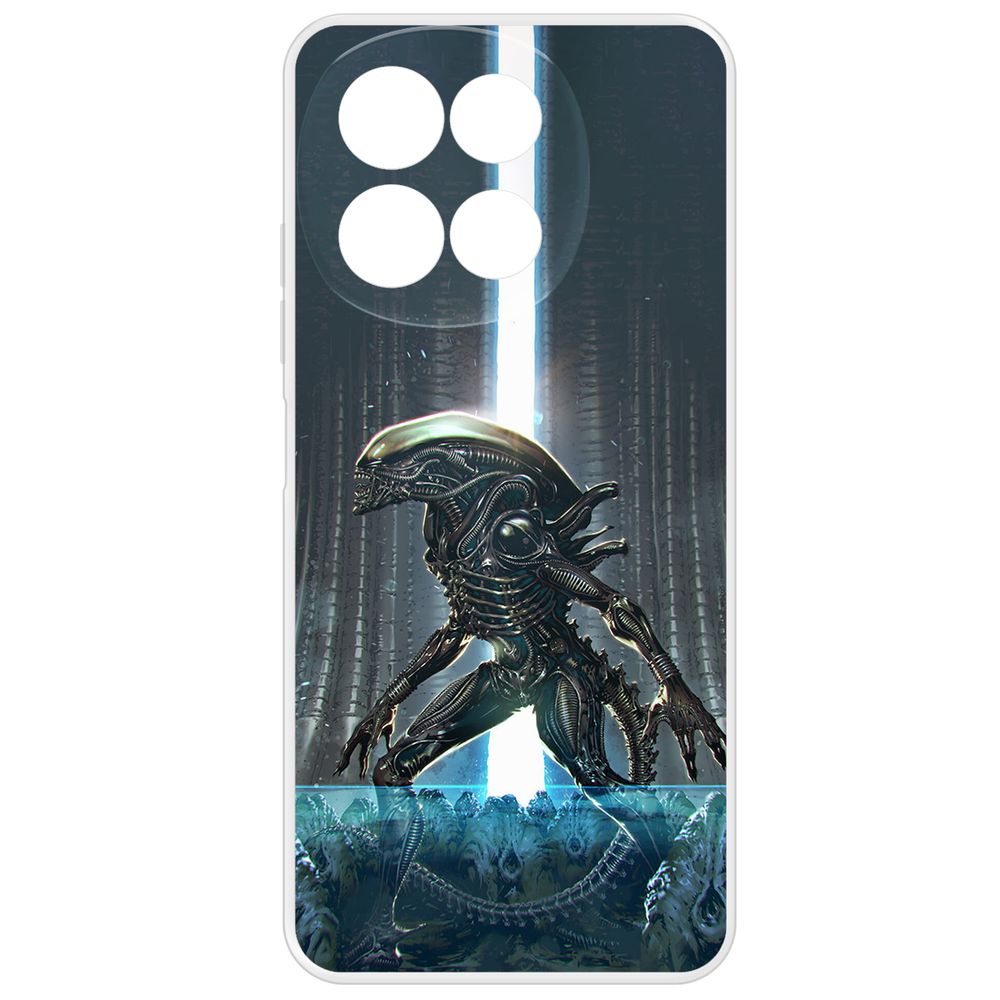 

Чехол-накладка Krutoff Clear Case Чужой. Тревога для TECNO Spark 30 5G, Прозрачный