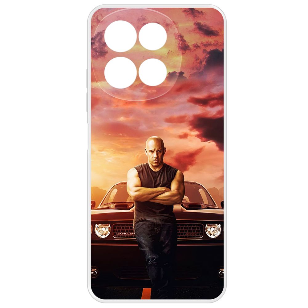 

Чехол-накладка Krutoff Clear Case Форсаж. Доминик Торетто для TECNO Spark 30 5G, Прозрачный