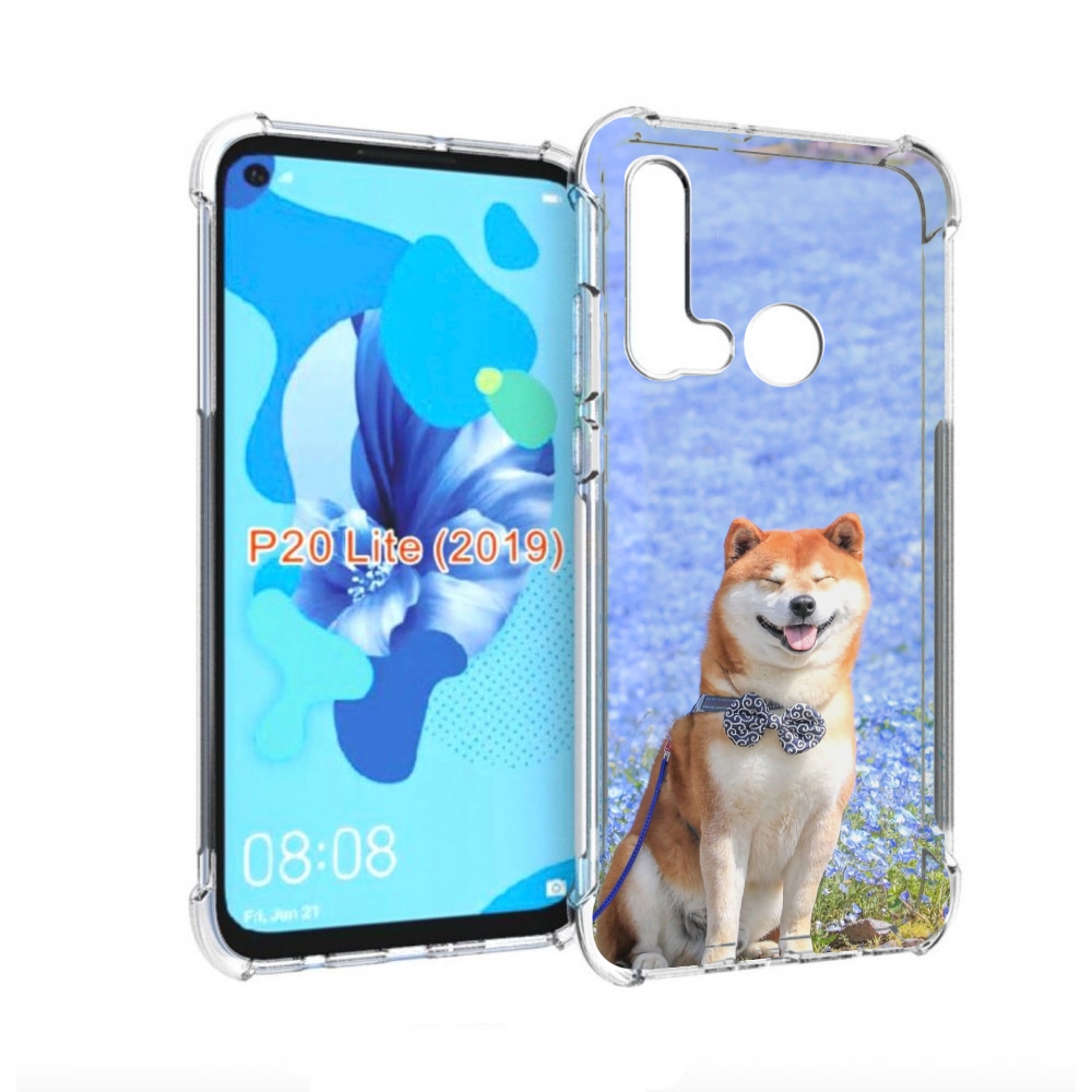 

Чехол бампер MyPads сиба шиба ину 2 для Huawei P20 Lite (2019), Прозрачный, Tocco