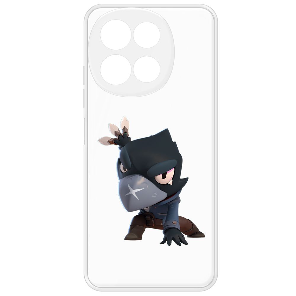 

Чехол-накладка Krutoff Clear Case Brawl Stars-Ворон для TECNO Spark 30 5G, Прозрачный