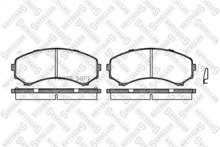 

Тормозные колодки Stellox 407000SX