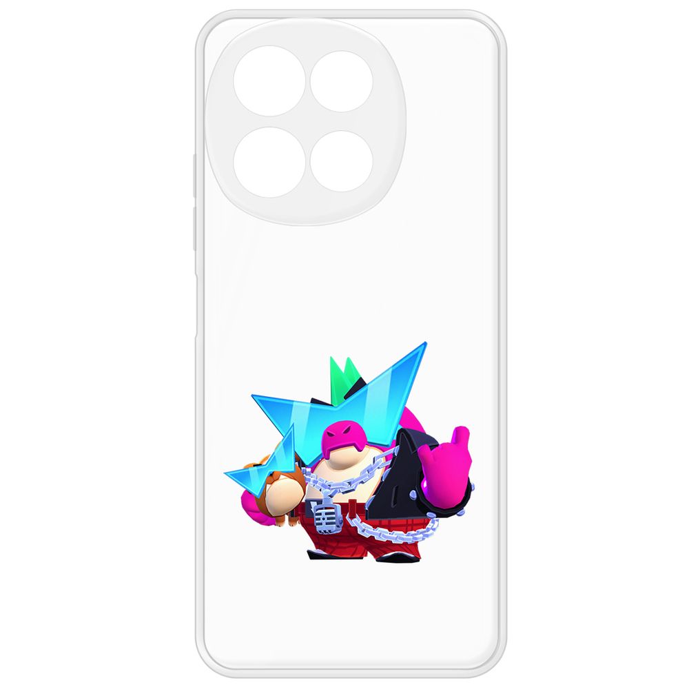 

Чехол-накладка Krutoff Clear Case Brawl Stars-Плохиш Базз для TECNO Spark 30 5G, Прозрачный