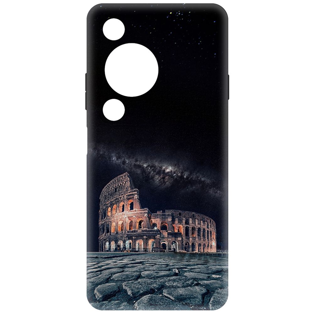 

Чехол-накладка Krutoff Soft Case Италия, Колизей для Huawei Nova Y72s черный