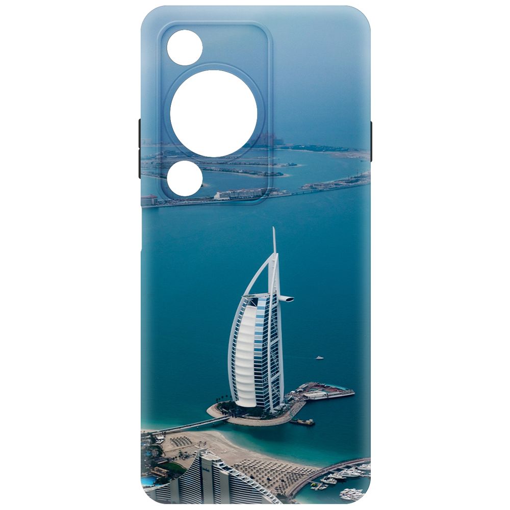 

Чехол-накладка Krutoff Soft Case ОАЭ, Бурдж-эль-Араб для Huawei Nova Y72s черный
