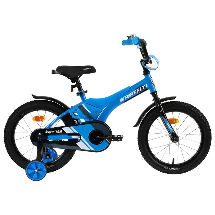 

Велосипед 16" Graffiti Super Cross, цвет синий