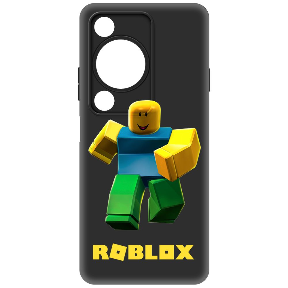 

Чехол-накладка Krutoff Soft Case Roblox-Классический Нуб для Huawei Nova Y72s черный