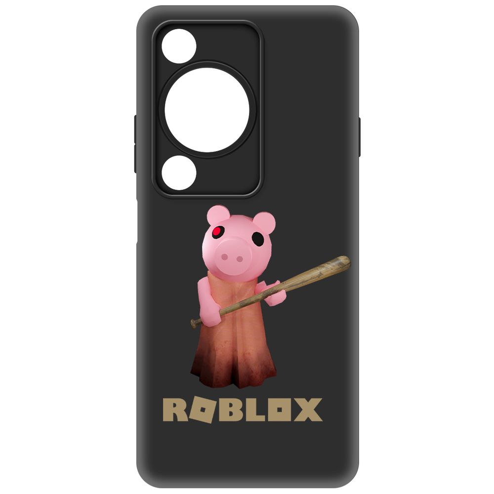 

Чехол-накладка Krutoff Soft Case Roblox-Пигги для Huawei Nova Y72s черный