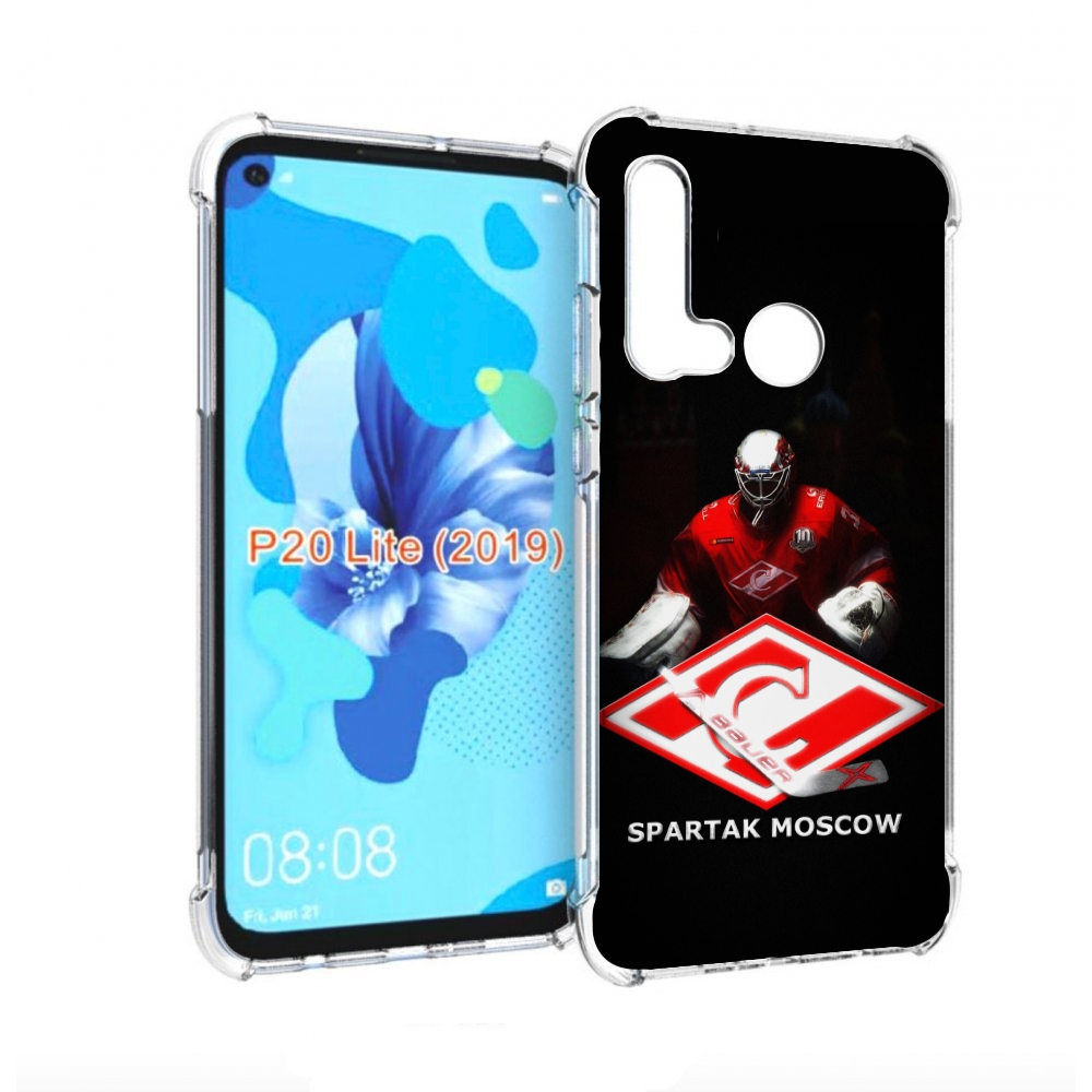 

Чехол бампер MyPads спартак хоккеи мужской для Huawei P20 Lite, Прозрачный, Tocco