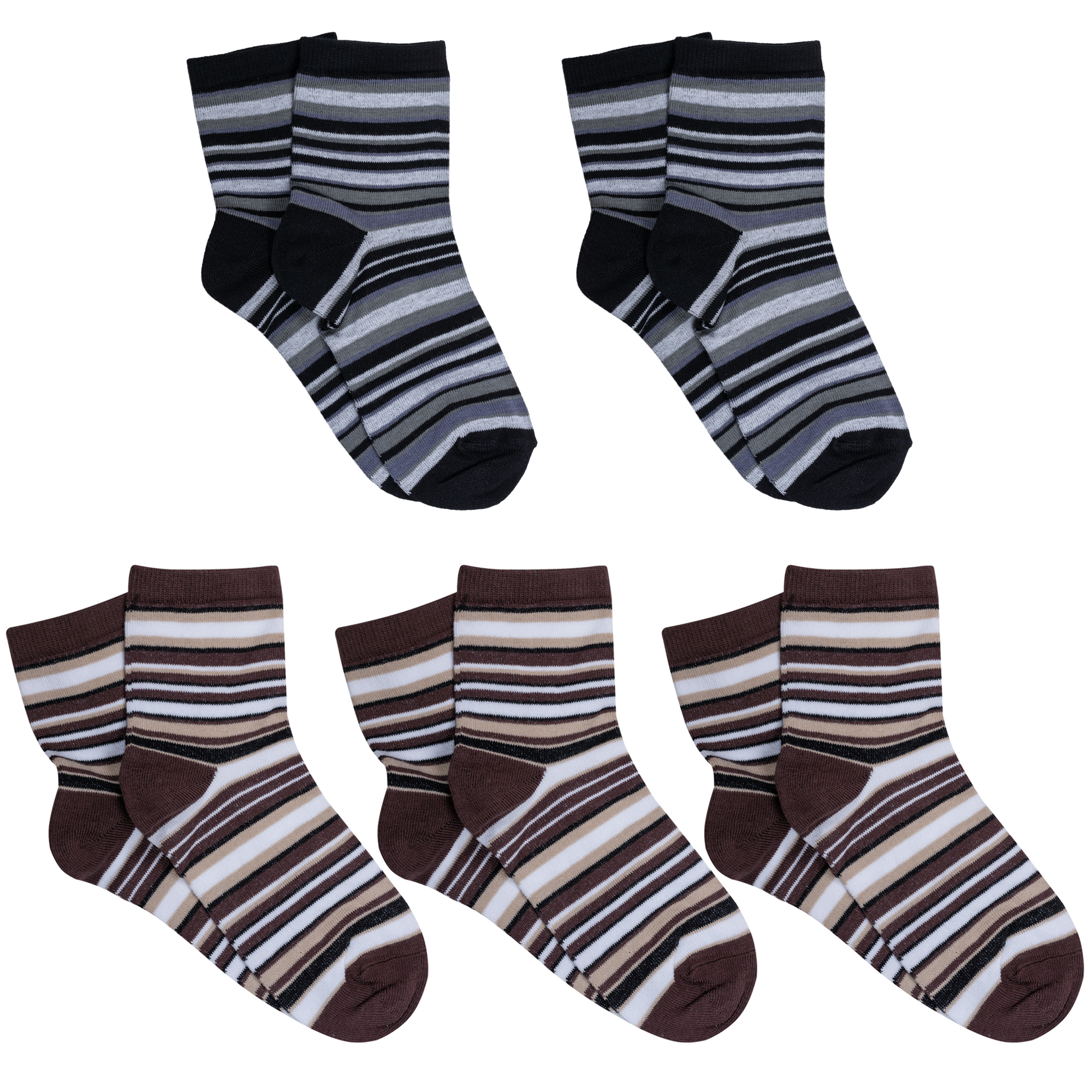 Носки детские LorenzLine 5-Л31 цв. коричневый; белый; черный р. 8-10 абажур e27 коричнево белый 25х25х19 см