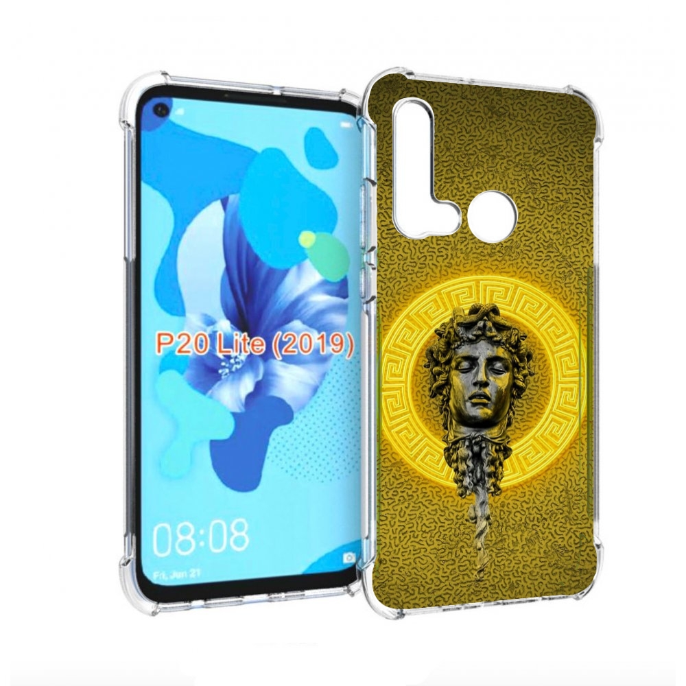 

Чехол бампер MyPads статуя версачи для Huawei P20 Lite (2019), Прозрачный, Tocco