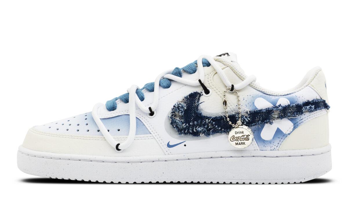 

Кеды унисекс Nike Court Vision 1 Low белые 39 EU, Белый, Court Vision 1 Low
