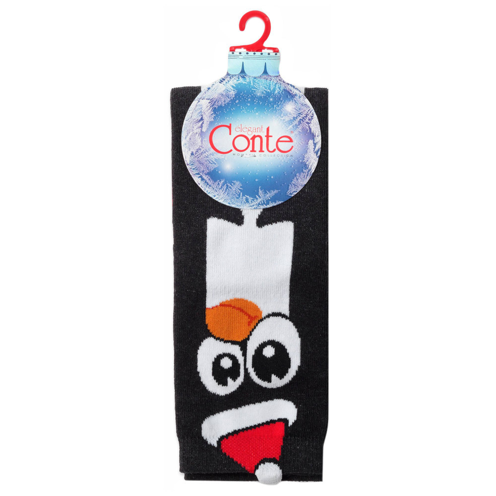

Носки женские Conte черные 23-25, Черный