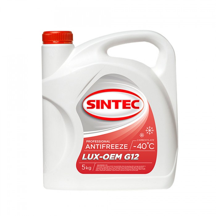 Антифриз SINTEC Lux G12 5 кг