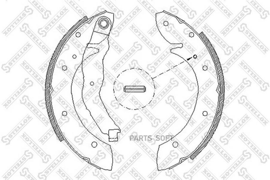 

Тормозные колодки Stellox 407101SX
