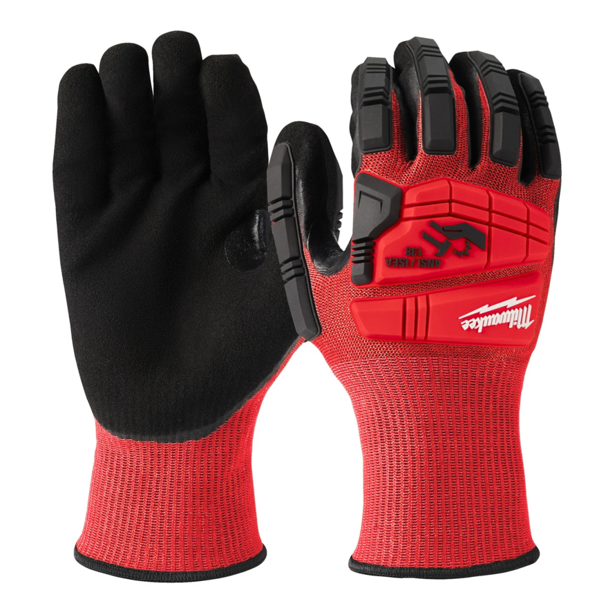 Перчатки Milwaukee 4932478129 с защитой от удара и противопорезные уровень 3 - 10/XL противопорезные перчатки tegera